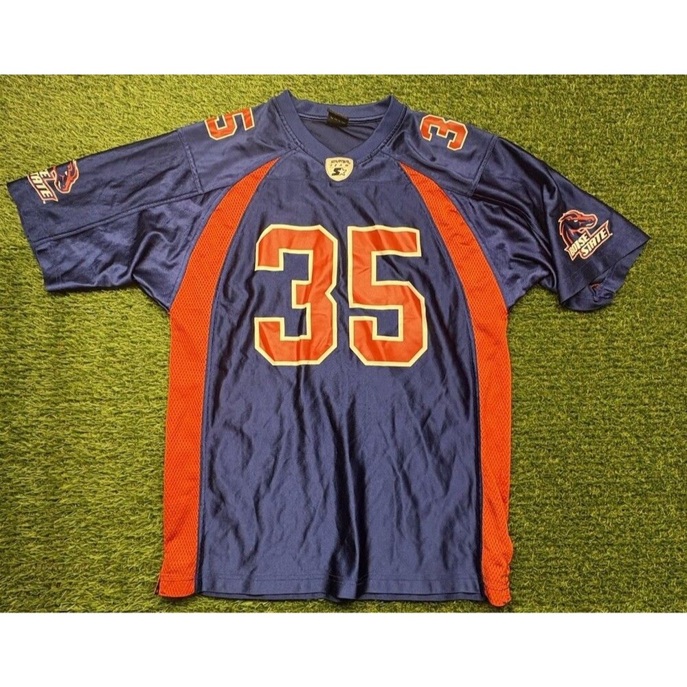 Vintage Starter BOISE STATE Football Jersey Mens #35 Shirt Blue Men’s MEDIUM